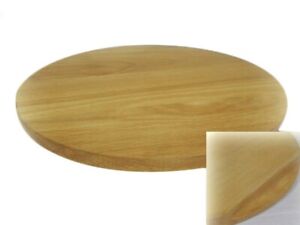 /B35 environ 35.56 cm Rond Circulaire En Bois Board Poignée Serving Pizza à découper en bois 14 in