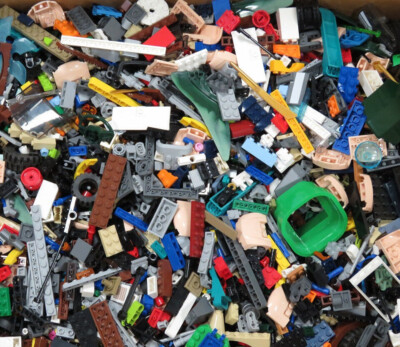 + NEU 1 Kg LEGO bunt gemischt Steine Räder Platten Fenster NEU +