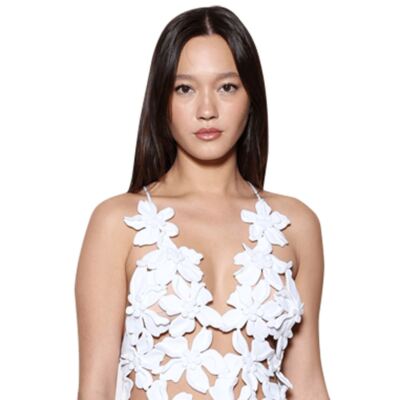 Lily Chee (White Top) Half Body Buddy Cutout