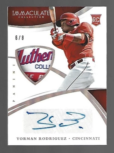 Yorman Rodriguez 2015 Immaculate Collection Materials Laundry Tag Auto 6/8 🤑