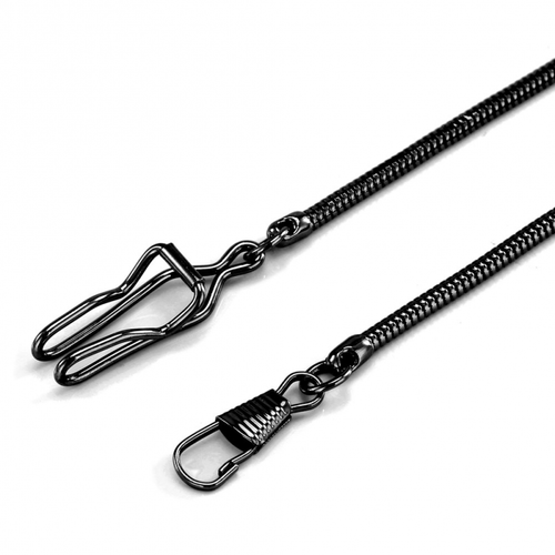 1PCS 12 inches Vintage Pocket Watch Chain Snake for Fob Watch with Belt Clip - Picture 4 of 15