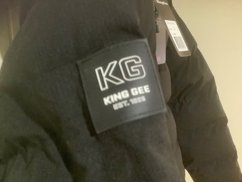 King Gee black trademark puffer jacket size XL brand new - Picture 4 of 4