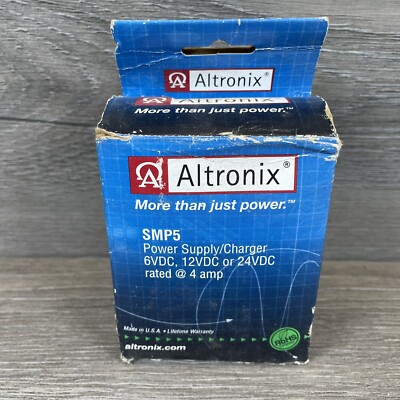 Altronix SMP5 Power Supply/Charger Board Circuit Device 6/12/24 VDC Genuine OEM