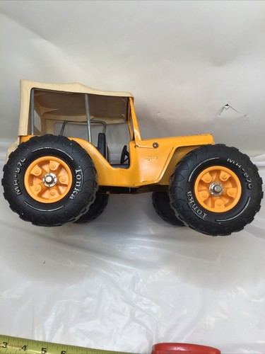 Vtg 1970’s Tonka Dune Buggy Jeep MR-970 76 Hydroplane Boat Trailer Pressed Steel - Picture 11 of 24