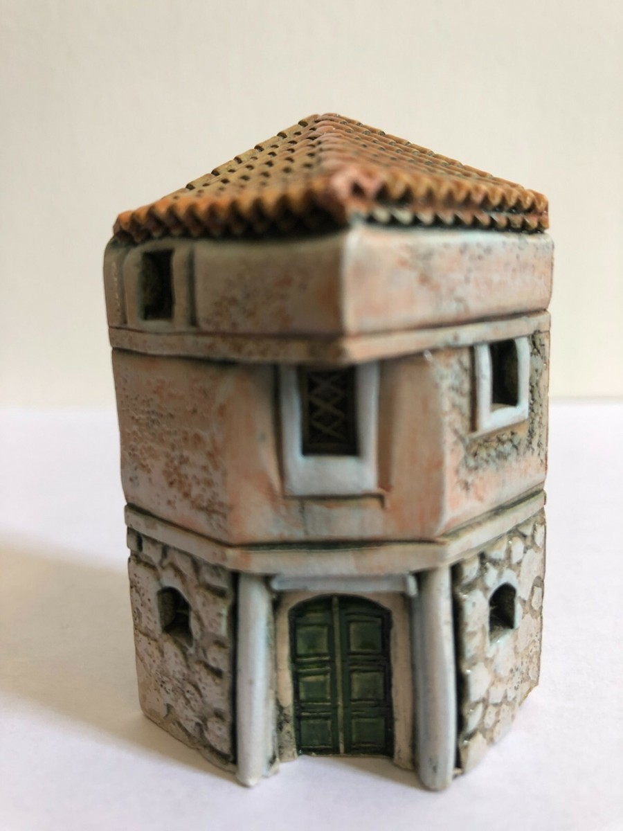 ミニチュアハウス　GAULT HOUSE Vintage Rare Early Gault Handmade Miniature Clay House