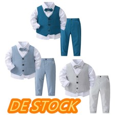 DE~Baby Jungen Anzug Gentleman Set Langarm Fl...