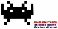 Space Invader Graphic Die Cut decal sticker Car Truck Boat Window Bumper 12"