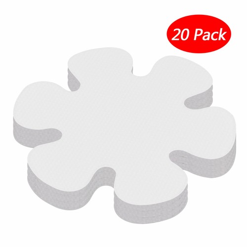 20 Flower Self Adhesive Anti-slip Bathtub Stickers Safety Bath Shower Tread 10CM