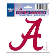 Alabama Crimson Tide 3"x4" Multi Use Decal NEW NCAA Cling Car Truck Sticker