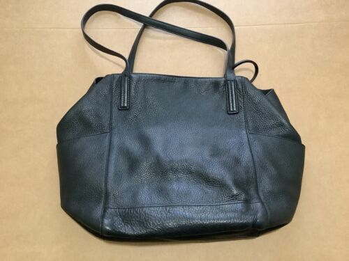 Michael Kors Tasche / Handtasche schwarz Pebbled Leder Doppelgriff - Bild 3 von 6