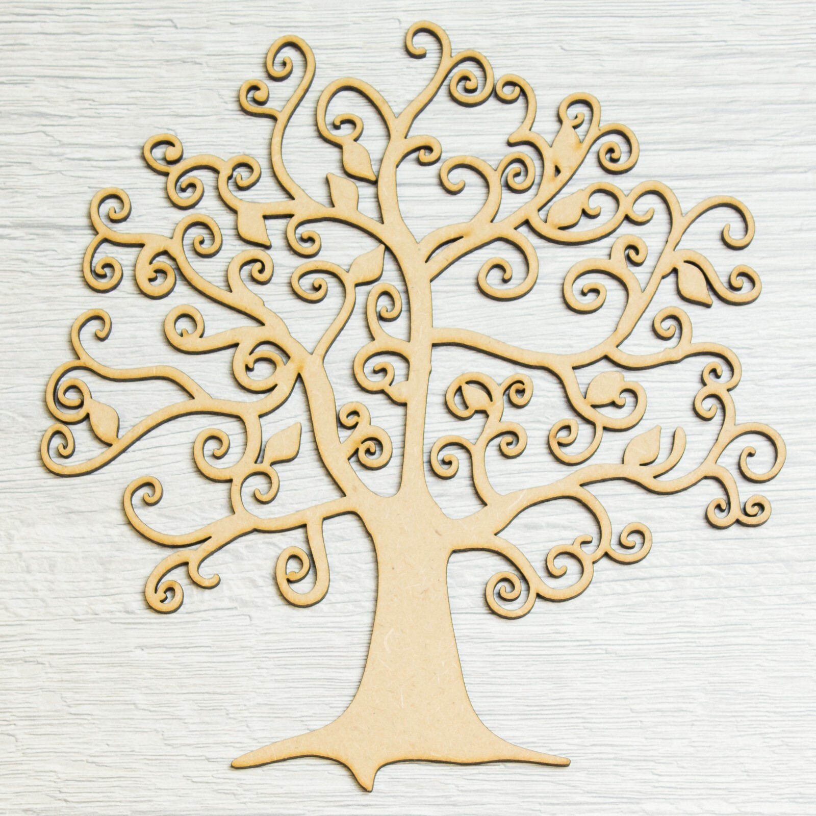 Wooden MDF Tree Shape blank, Family Tree, Wedding, Crafting, Free Hearts