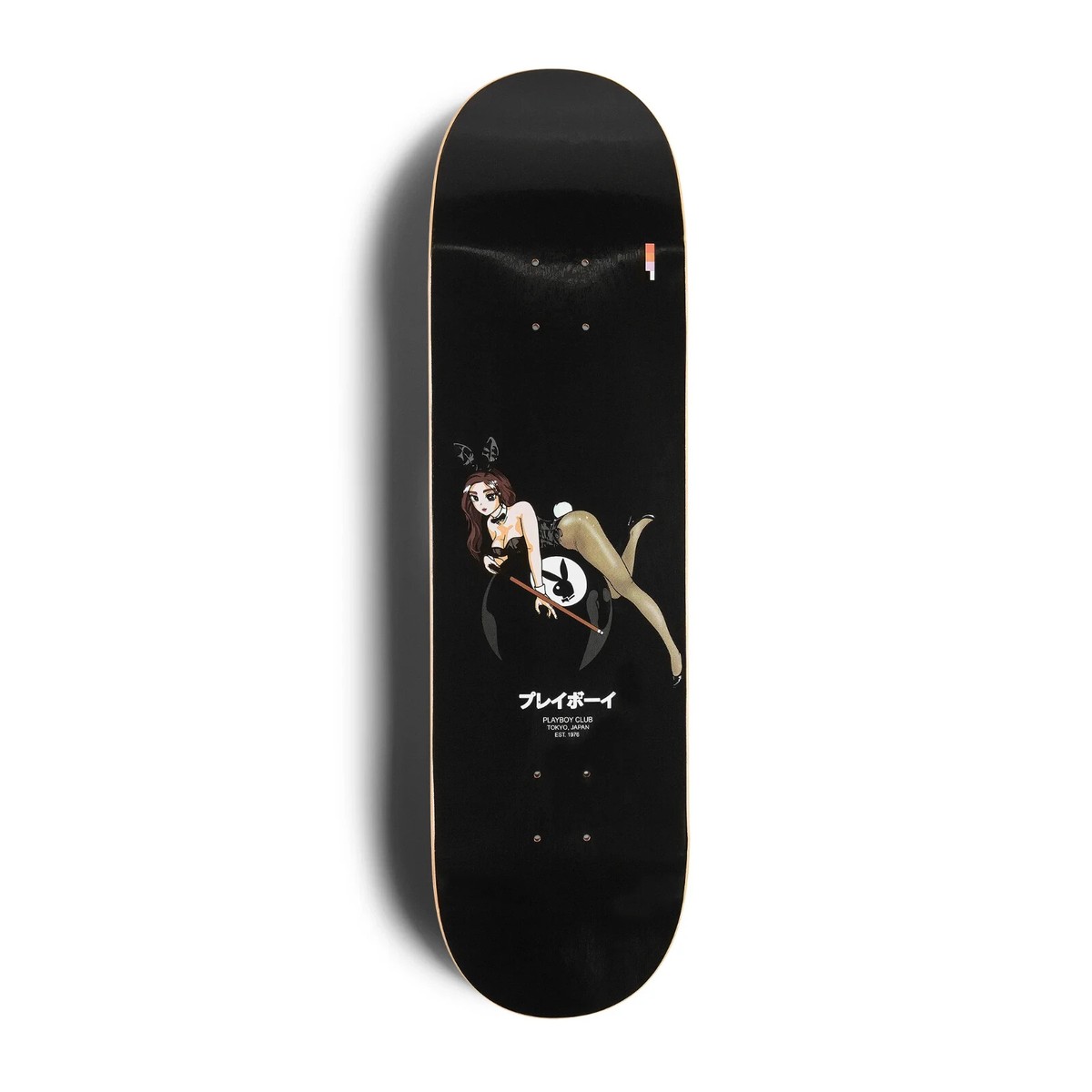 Color Bars Playboy -Tokyo 8 Ball Skateboard deck rare Limited