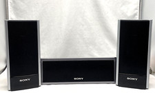 SONY 2 SS-TS81  1 SS-CT80 HOME THEATER SURROUND SOUND SPEAKER SYSTEM WORKS