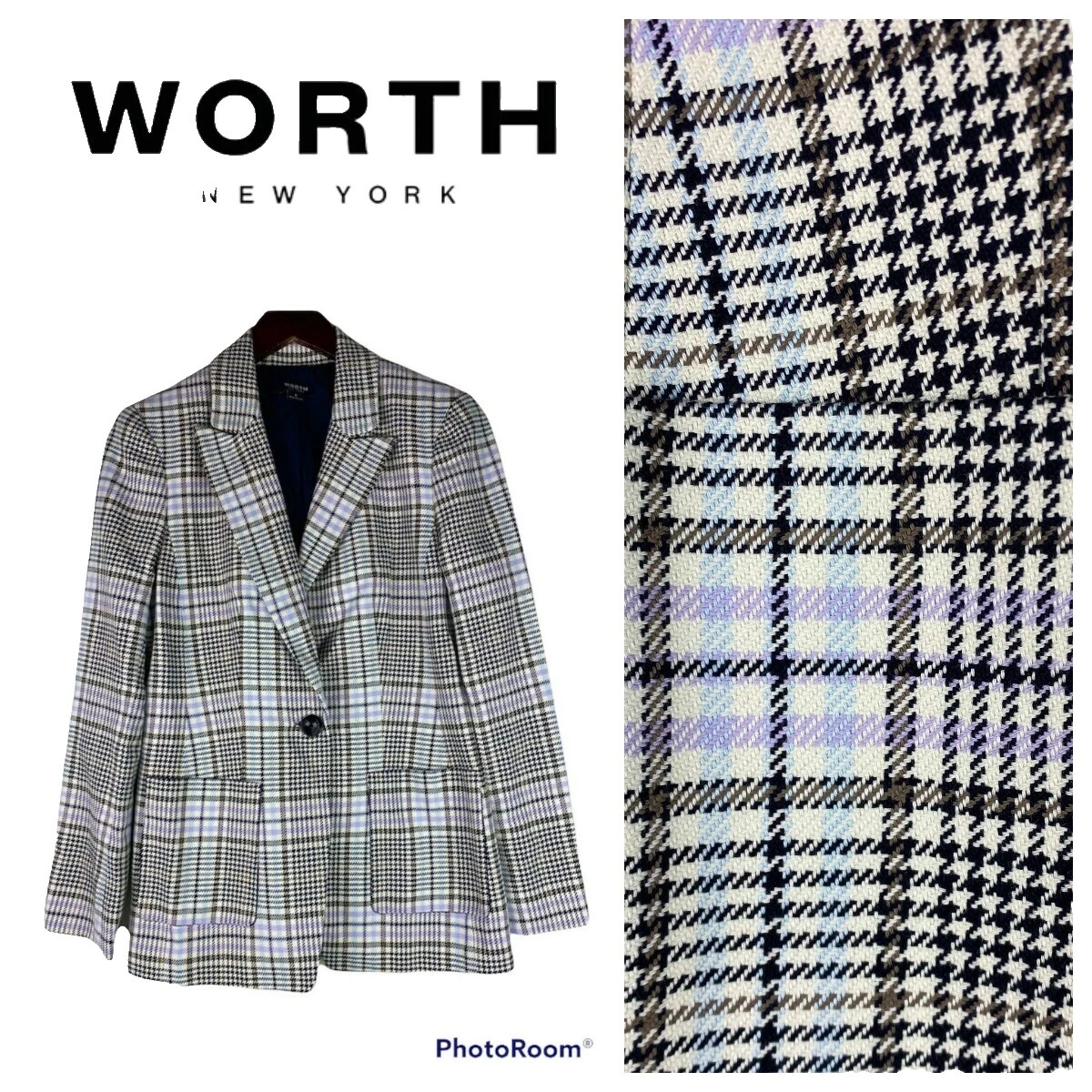 Worth Plaid abrigos, chaquetas y chalecos para Mujeres