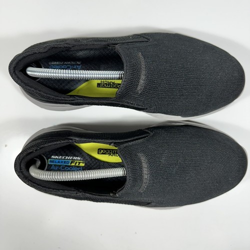 Skechers Expected 2.0 Demar Mens 8.5 Black Slip On Loafers Sneakers Shoes 204365 - Imagen 6 de 10