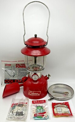 Vintage 1967 Coleman Lantern 200A Bottom Safe Storage Filter
