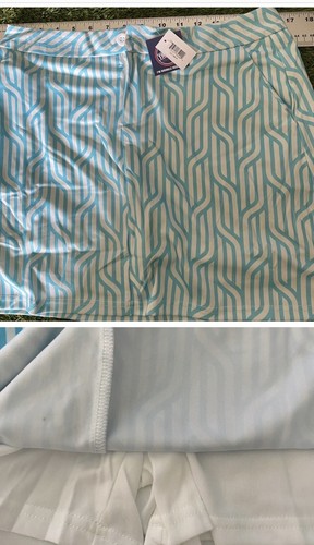 Golf Top It Off Wrinkle Free Slimming Look Skort, Button/zipper Front W/pockets - Picture 2 of 7