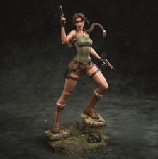 Lara Croft 1/12 Scale Hand-Painted Resin Figure - 12K Quality- Collector's Dream