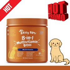 Zesty Paws8-Vitamin Multivitamin Pet Chewable Tablets-Joint Health&Immune System