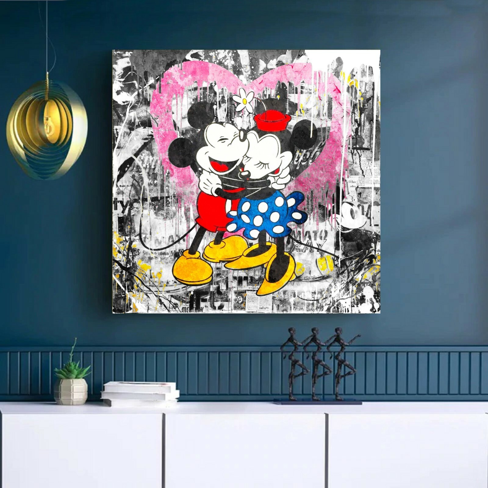 Mickey Mouse Bild Leinwand