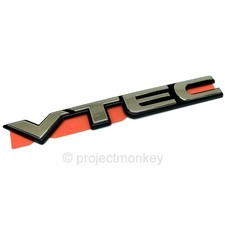 Oem Honda 75725-s04-t00 Chrome Vtec Emblem Badge Vtec Logo Genuine Part