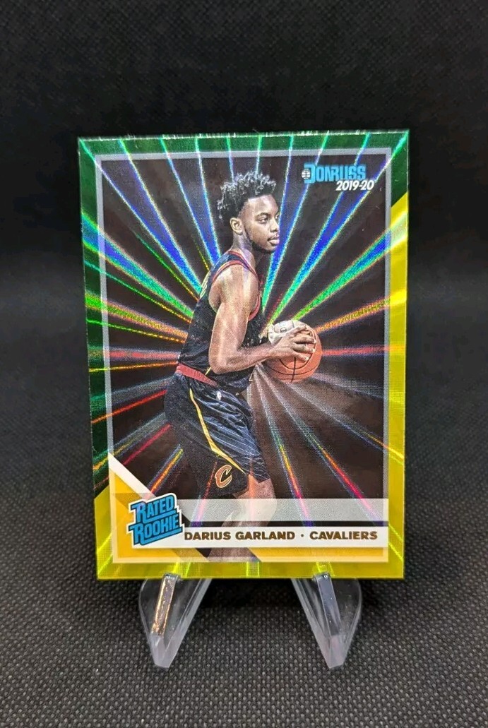 2019-20 Donruss Darius Garland Rated Rookie RC Green/ Yellow Laser #250 🔥