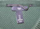 Gap Sweater Cotton Long Sleeve Pullover Men's Size L Large Olive Green — photo 3