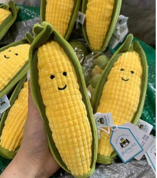 　ぬいぐるみ　Vivacious Sweetcorn 野菜 JELLYCAT ぬいぐるみ Vivacious Sweetcorn 野菜 - メルカリ