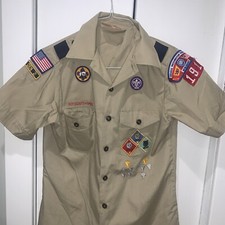 Boy Scouts of America Cub Scout Uniform Youth Shirt Polyester Size Small