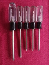 CRAFTSMAN 5 PIECE TORX SCREWDRIVER SET T10 T15 T20 T25 T30 US MADE FREE SHIPPING
