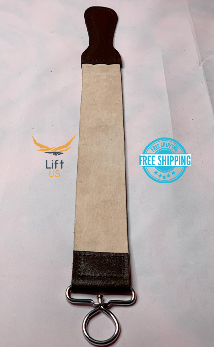 Professional Barber Leather Strop Straight Razor Sharpening Shaving ...