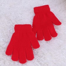  4 Pairs Outdoor Gloves for Men Unisex Knitted with Finger Covers