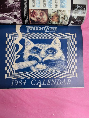 Rod Serlings Twilight zone magazine 1984 bonus calendar Stephen King CHRISTINE - Picture 4 of 9