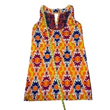 NWOT Anthropologie Floreat Sequined Cocktail Dress Summer Boho Mini Size 8