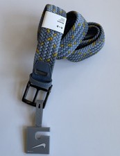 Nike Golf G Flex Woven Stretch Belt Pastel Blue Weave Men's Small 32/34 