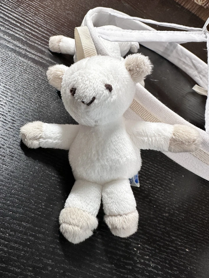 Cuna móvil de felpa Pottery Barn Baby Kids Harper cordero Foto 4 de 4