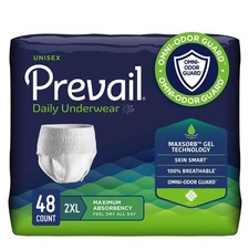 Prevail Daily Protective Underwear Unisex Adult Incontinence Diaper M
