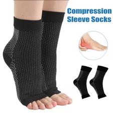 Foot Pain Relief Neuropathy Socks Nylon Comprex Ankle Sleeves Running