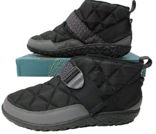 Chaco Ramble Rugged Canvas Slip On Shoes Black Graphite Mens Sz 9