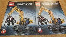 Lego Technic manuals - 9 for 7 Lego sets - 9391/8065/8735/42035/9393/42006/8040