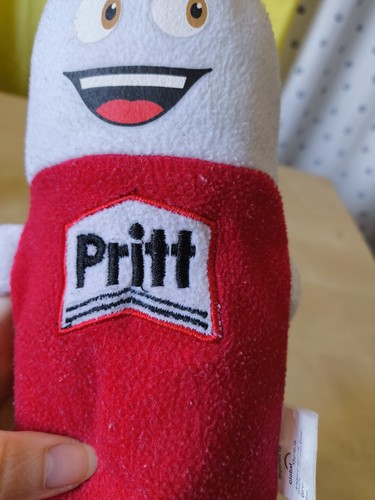 Pritt Klebstoff Maskottchen Plüsch 25cm Stofftier Kuscheltier Werbefigur Kleber - Bild 10 von 15