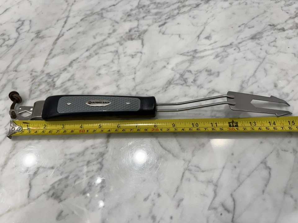 Parrilla de barbacoa de acero inoxidable marca Diamond Back vintage de los años 90 - Usada en excelente estado Foto 3 de 4