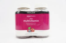 2x Amazon Basics Adult Gummy Multivitamin Mixed Berry & Cherry 150ct Ea 300 Tot