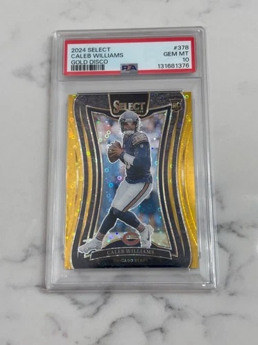 2024 Select Caleb Williams Suite Level 2/10 Gold Disco Rookie (RC) PSA10