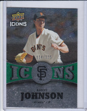 2009 Upper Deck Icons Icons Green #RJ Randy Johnson 114/125