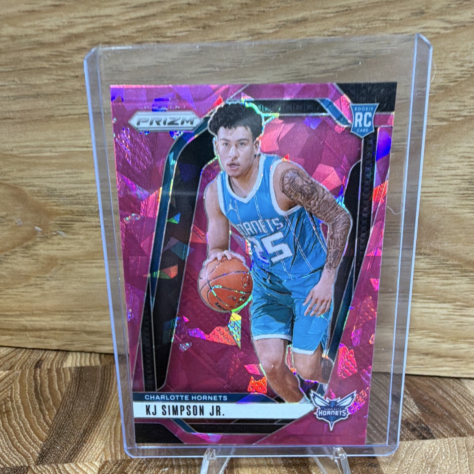 Panini Prizm 2024-25 KJ Simpson Jr. RC Rookie Purple Prizm #247 Hornets