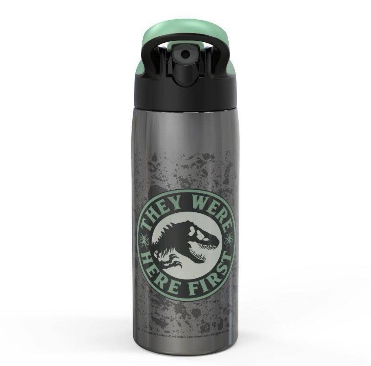 Zak Leak-Proof Insulated Water Bottle T. Rex Dinosaur Stainl