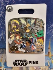 Star Wars Episode 1 The Phantom Menace Supporting Cast Large Cluster Disney Pin