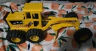 Vintage 90s Tonka #16210 Pressed Steel Yellow Road Grader Toy