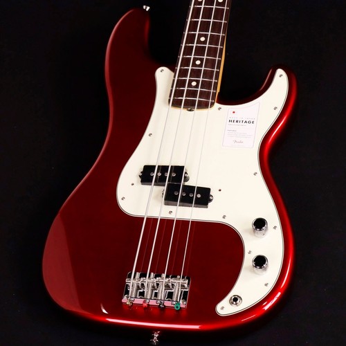 Fender 2023 Collection Japan Heritage 60s Precision Bass Candy Apple Red - Picture 1 of 7